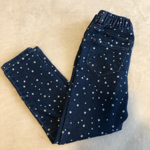 blue jeans with stars on them